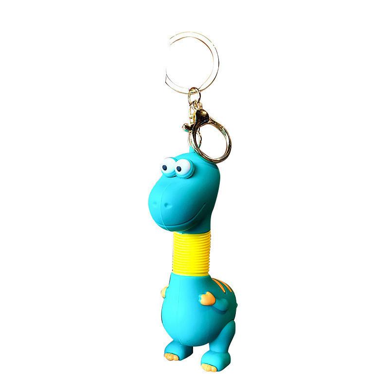 Dinosaur Pvc Creative Keychain Perfect Gift For Birthdays And Events Special