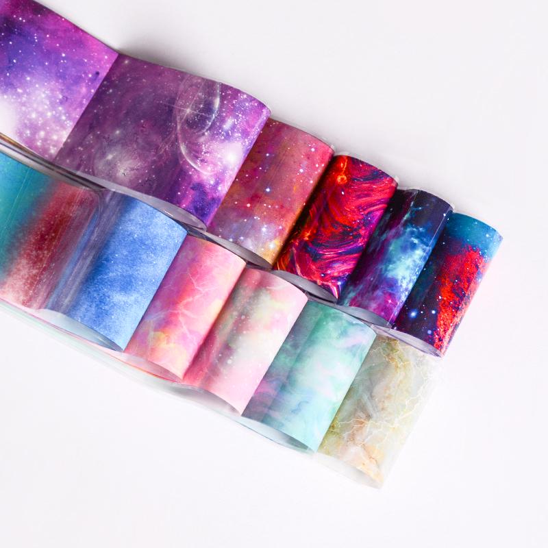 Lace Nail Foil Holographic  Manicure Nail Art Transfer Sticker Wrap Foil Sticker