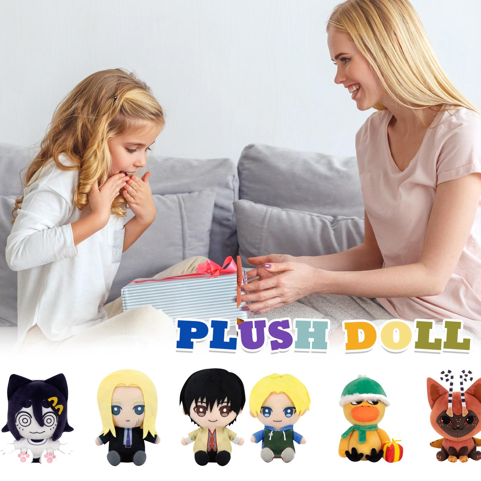 

Плюшевая кукла, Игрушка в подарок, Мультфильм, Детская тряпичная кукла, Детская подарочная подушка One Size