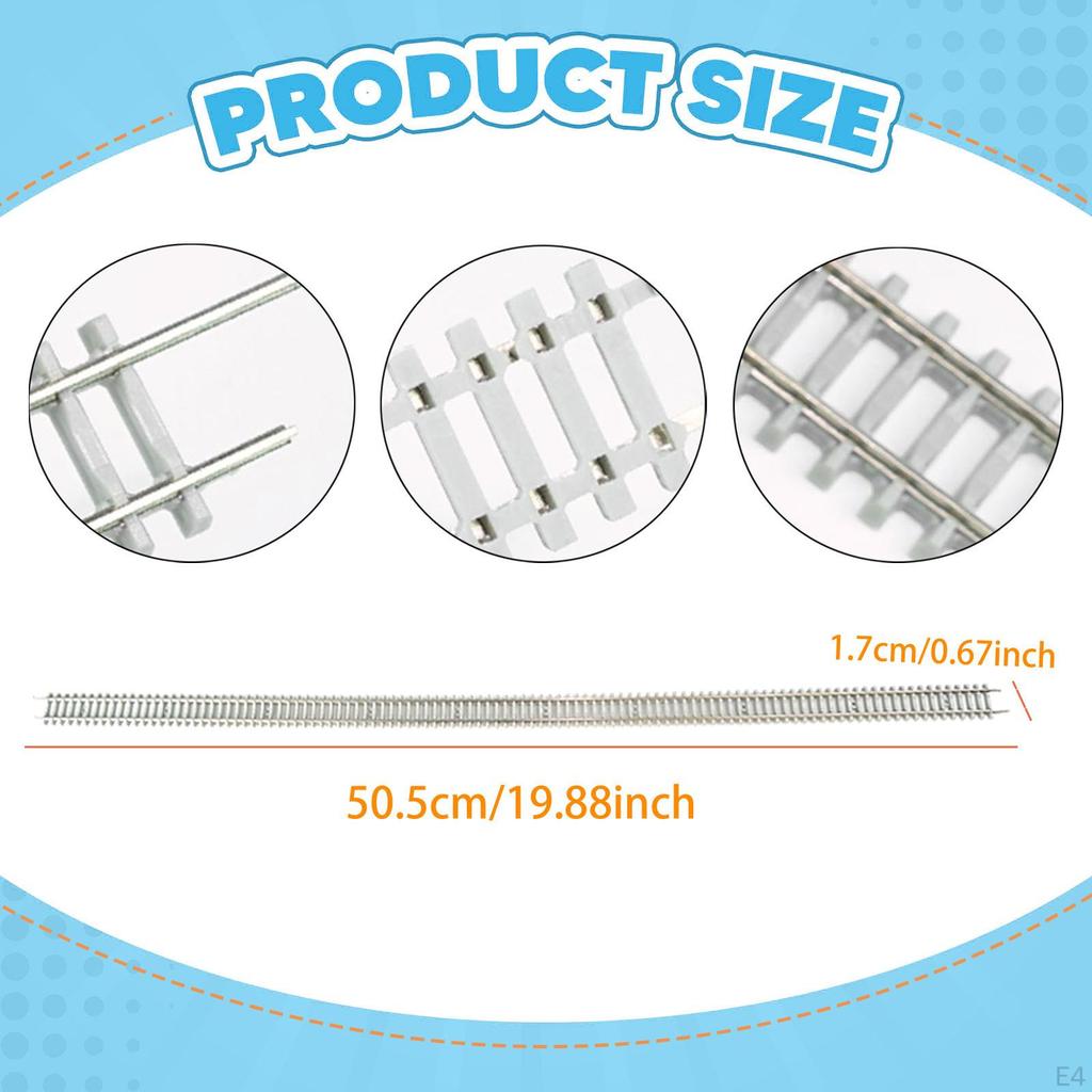 Model Train Parts for Micro Landscaping, Scale Railway Track, DIY Preschool