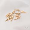 14K Gold Filled Cone Pendant Copper Earrings Jewelry Charms
