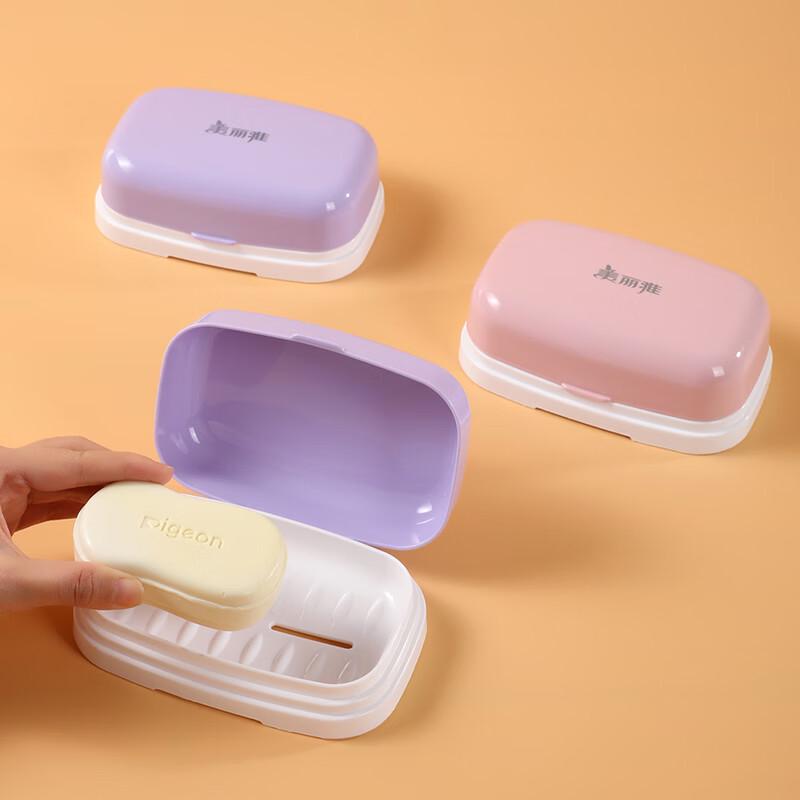 Flip-Top Draining Soap Dish (3-Pack)