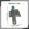 Garage Door Inside Deadlock Hardware Security Lock Locking Sliding Latch