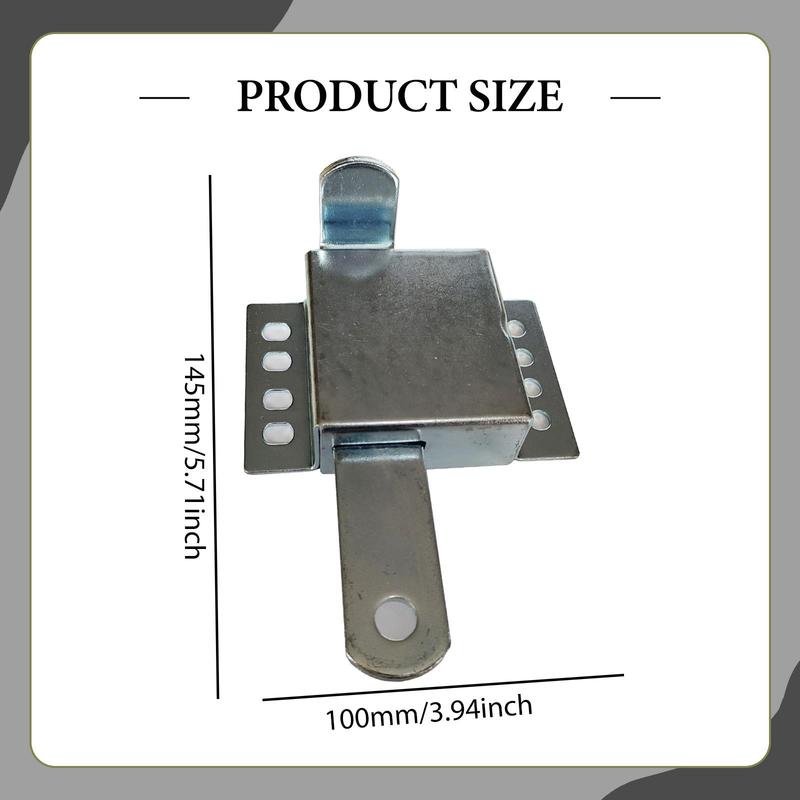 Garage Door Inside Deadlock Hardware Security Lock Locking Sliding Latch