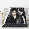 Coperta Personalizzata The Vampire Diaries Morbido Pile Primavera Autunno Calda Flanella Plaid per Divano Casa Camera da Letto Trapunta