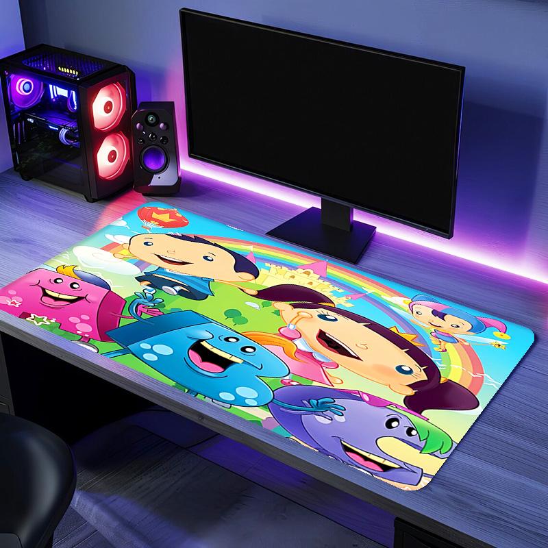 ABC Monsters Mouse Pad - Non-Slip Rubber Base, Smooth Surface for Work,Gaming,Office,And Home Use, Desk Mouse Pad