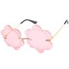 Sunglasses for Women, New European and American Style, Unique Frameless Floral Sunglasses, High-end Street Style, Hip-hop Eyewear