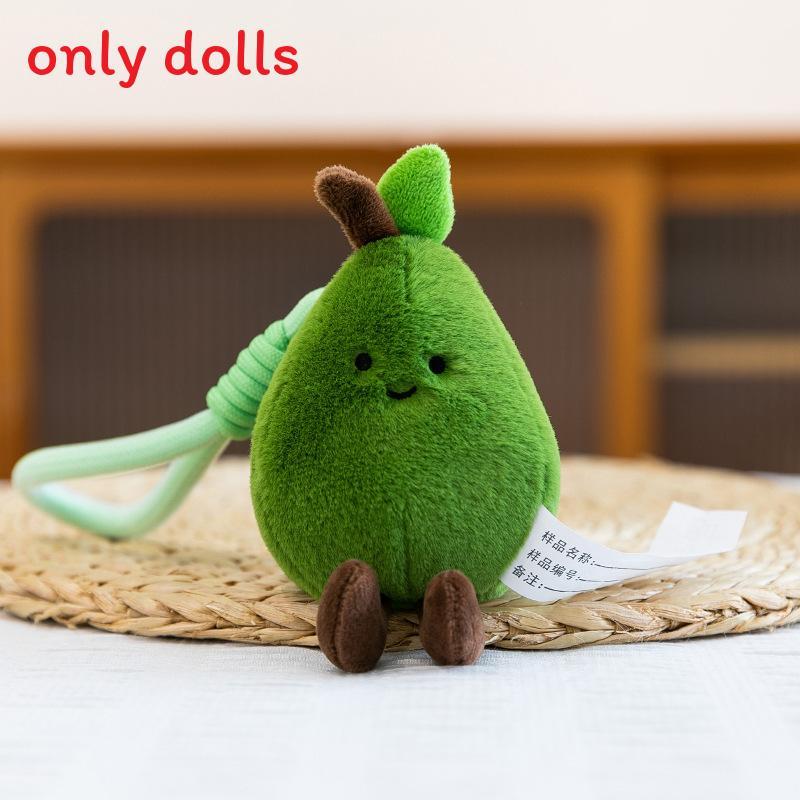 Cuter Coconut Mango Tangerine Fruit Plush Keychain With Soft Pp Cotton For Kids And Gift Enthusiasts