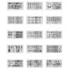 Nail Art Stamp Templates Plate Stencils Manicure Image Plate Gel Nail Polish DIY