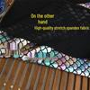 Iridescent Mermaid Fabric: Fish Scale, Laser, Stretch, Ideal for Costumes & Stage Decor