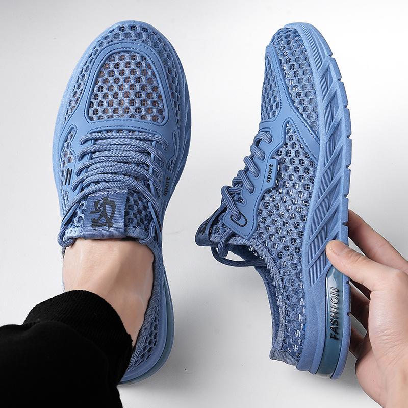 Fashion Outdoor Men Baotou Half Slippers Summer Mesh Breathable Casual Shoes Loafers Fashion Comfortable Tenis Sneakers Chaussures Femme