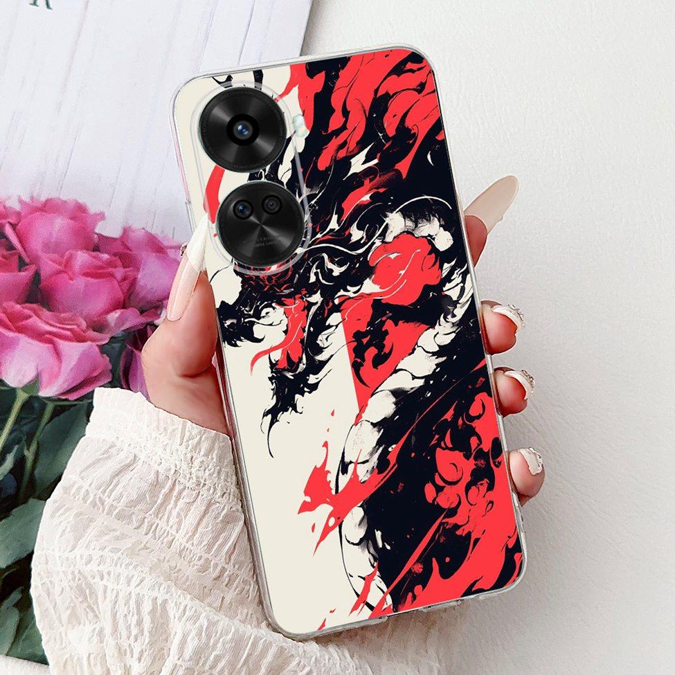 For Huawei Nova 11 SE BON-AL00 Case For Huawei Nova 12 SE Cover BNE-LX1 Luxury Butterfly Love Fashion Flowers Cool Lion Painted