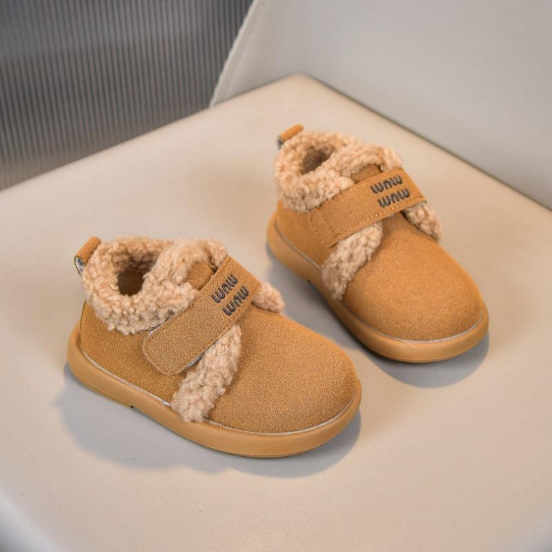 Children's Fleece-Lined Board Shoes | Fashionable Winter Boots for Boys & Girls Casual Kids Shoes Comfortable Walking Shoes