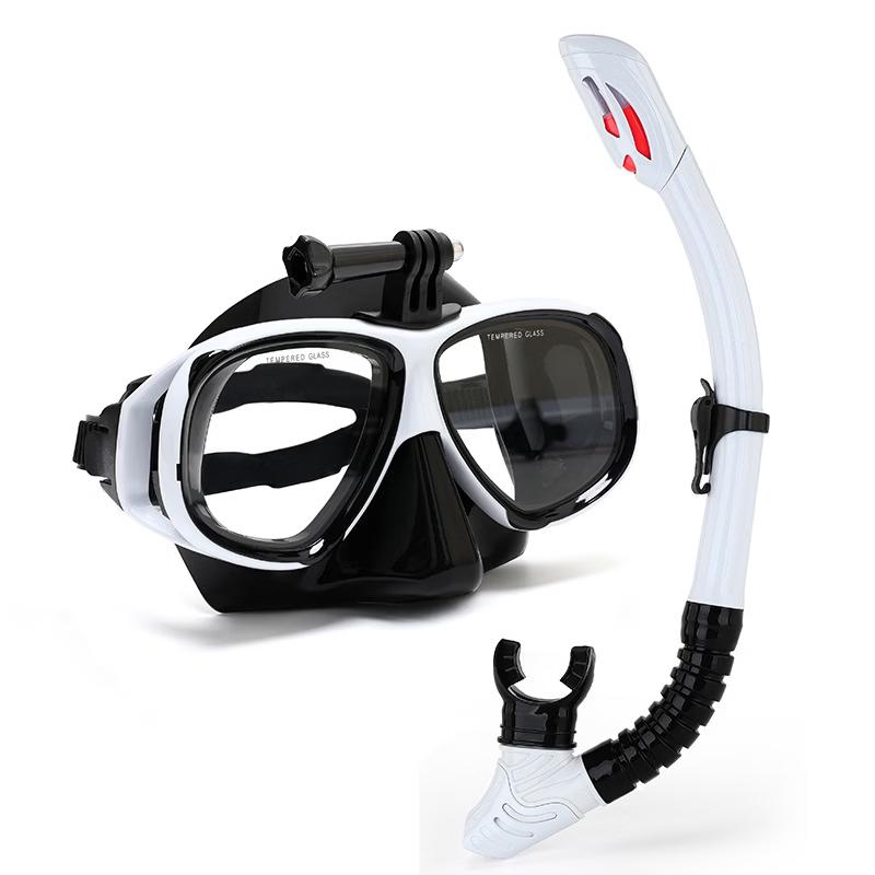 OLOEY Diving Mask & Snorkel Set with Camera Mount
