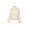 Sweatshirts Women's Ivory Stand Collar Moderate Regular CU6638-238