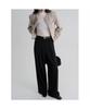 8SECONDS January Daily Wide Slacks Black