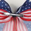 Patriotic Double-Layer Bow Hair Clip American Flag Patriotic Bows Independence Day Holiday Hair Accessory
