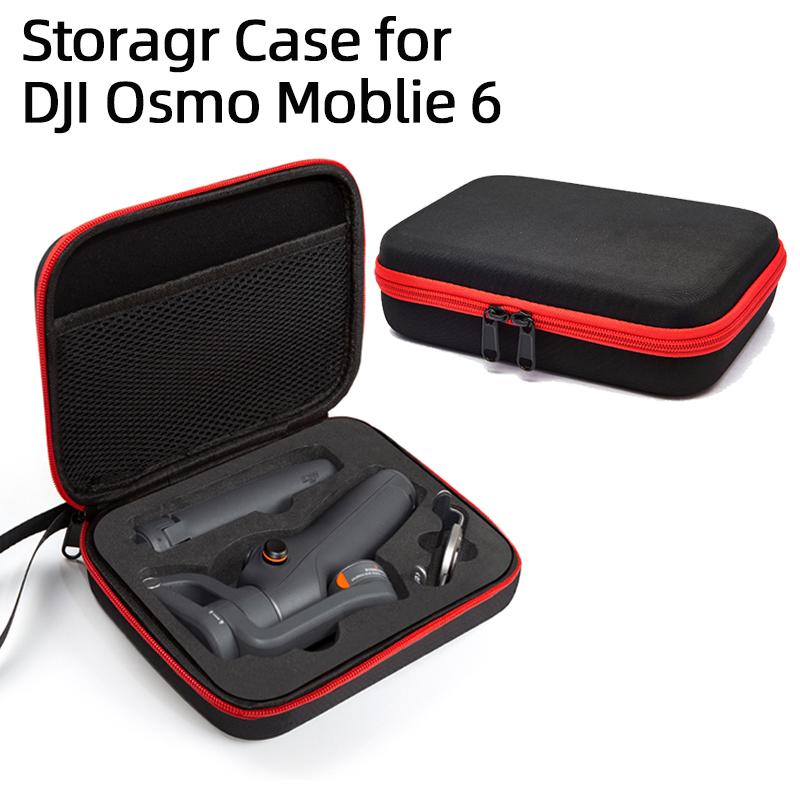 Pour étui de transport DJI Osmo Mobile 6: Sac à main léger et protecteur avec compartiments sécurisés pour trépied et étui à accessoires