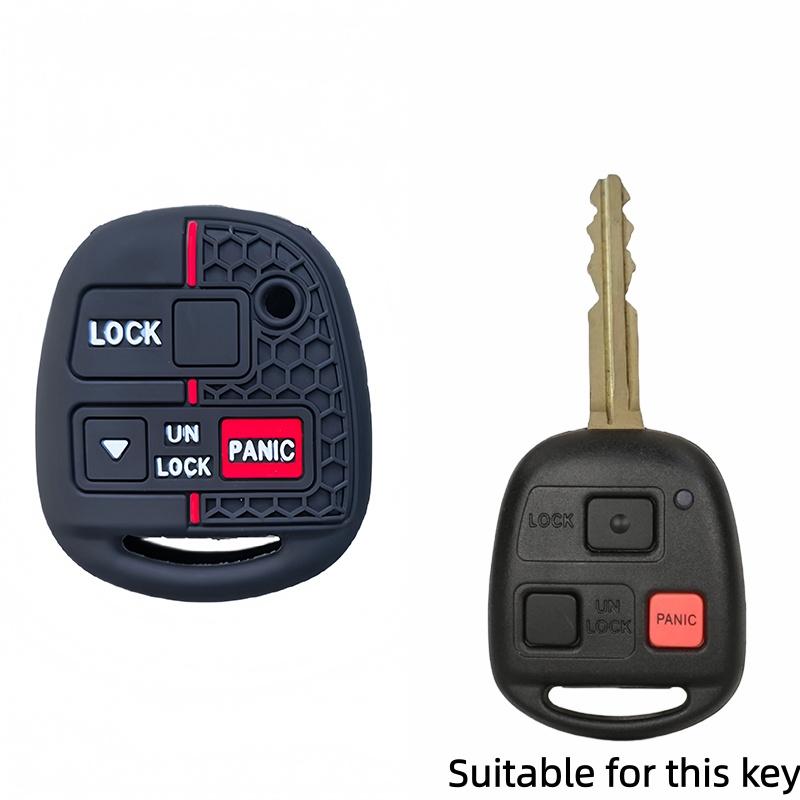 

Silicone 2 3 Buttons Car Key Case Cover For Toyota Fj Cruiser Land 2008-2014 Yaris Echo For Lexus Es Gs Ls Is Rx Sc Lx Rx400H