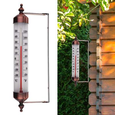 Garden Thermometer Hydrothermograph Measurement Measuring Outside