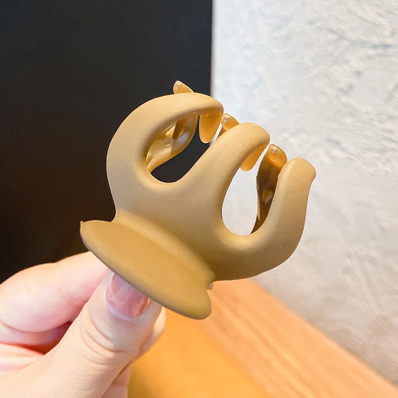 

Маленькие заколки-крабы для волос 5 см, заколка для волос в хвост, однотонная заколка, простая заколка для волос, модные женские аксессуары для волос