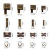 Metal Zips Repair Set Zippers Repair Tool Insertion Pin Zippers Bottom Zippers Stopper For Sewing Clothing Jackets