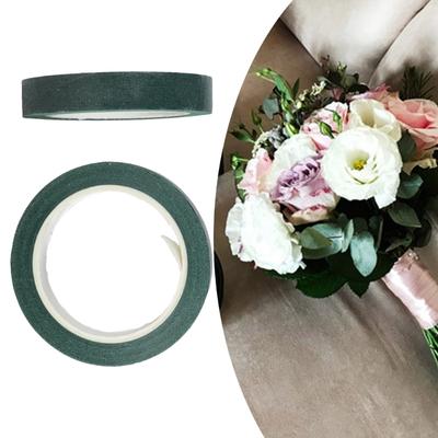 2 Stück Hellgrünes Florales Klebeband Heimdekoratives Klebeband Stieldraht 20m Perfekt für DIY-Bastelarbeiten Flexibel & Lange Lebensdauer Klebend