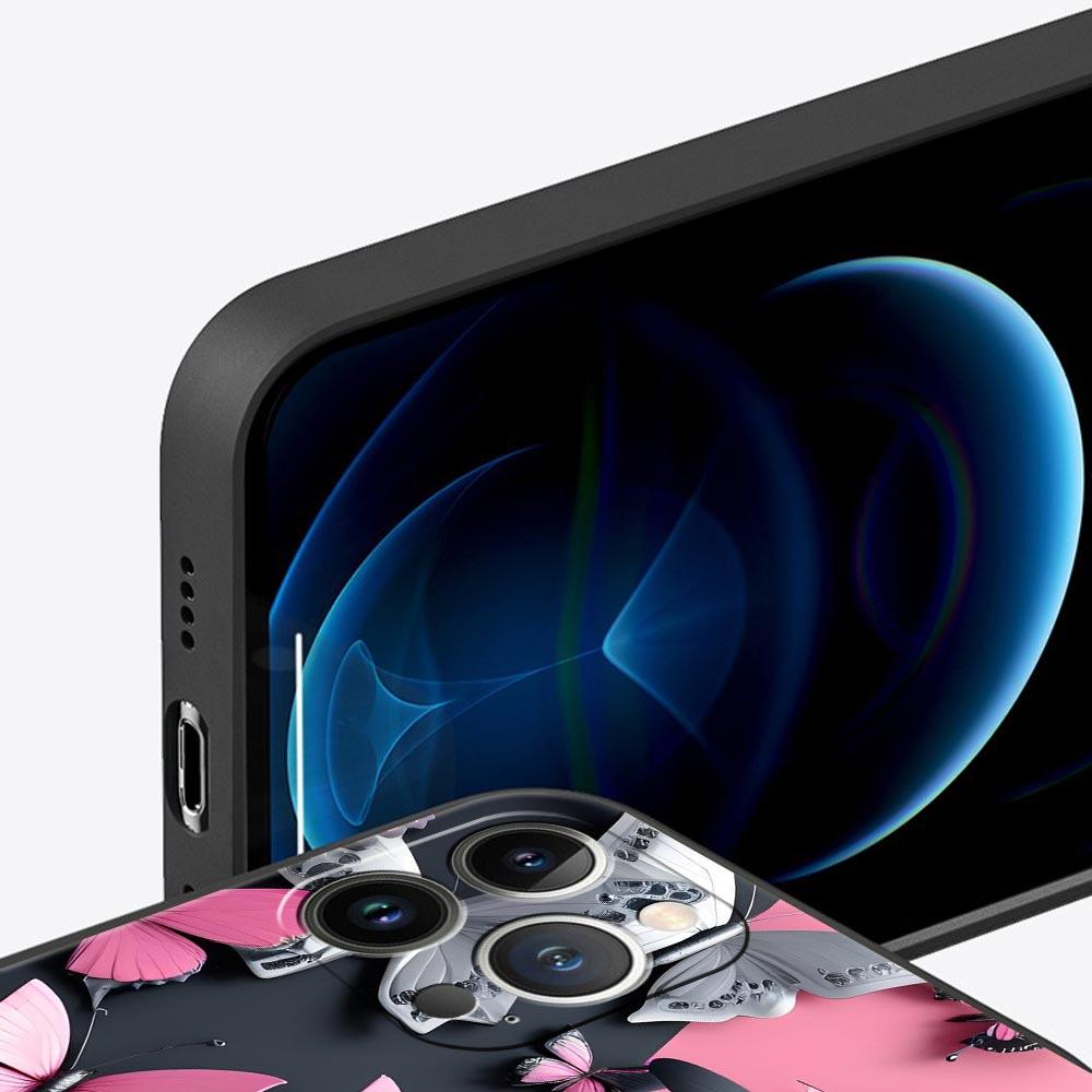 Butterfly Design Phone Case Cover for iPhone 17 16 15 14 13 12 Pro Max 11 Pro Max 17 AIR Plus Shockproof Soft TPU Shell Fundas