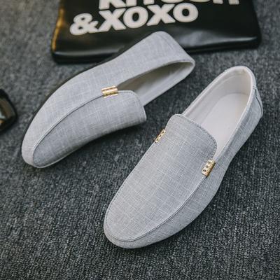 Mocassins Classiques pour Hommes à la Mode Chaussures de Bureau d'Affaires Respirantes en Toile Chaussures Décontractées de Conduite Mocassins Ballerines de Marche Grande Taille 48