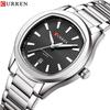 Curren 8474 Men's Grenade Style Quartz Watch with Calendar and Steel Band - Sport & Business Style