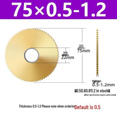 Cobalt-Titanium HSS Saw Blade Milling Cutter