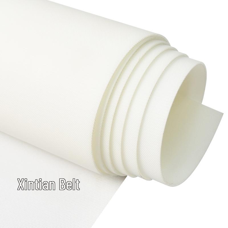 Food Grade White Transparent PU Conveyor Belt for Visual Inspection and Sorting белый