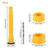 5 Set Gas Can Nozzle With Screw Collar Caps Anti Spill Gas Can Vent Replacement Gas Can Spouts For Most 1/2/5/10 Gal Can