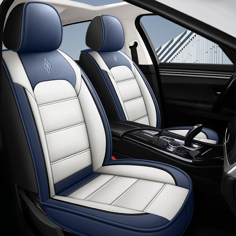 1PC Napa Leather Automotive Front Seat Cover Auto Seat Cover Compatible with Most Cars Sedans SUV Pickup Trucks