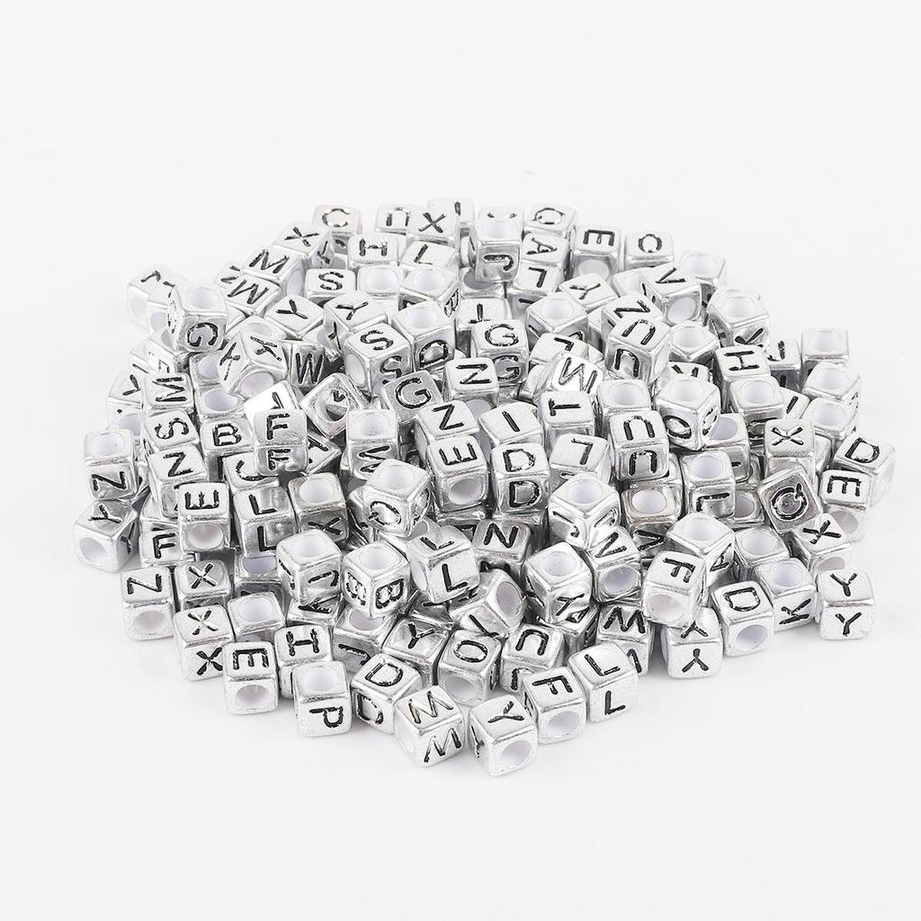 DIY Kids' Educational Alphabet & Number Beads - Acrylic Jewelry Making Kit
