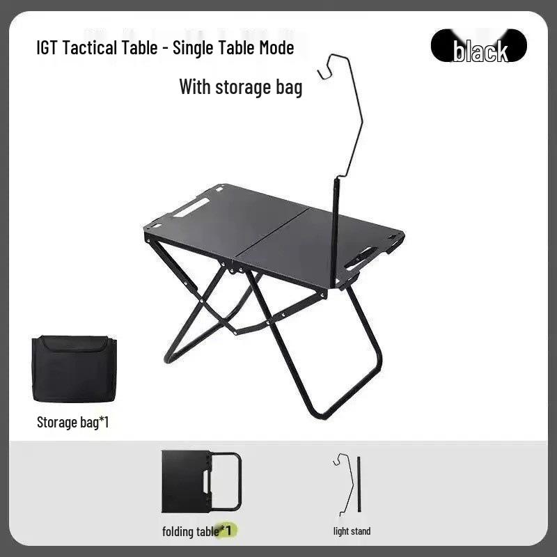 IGT Outdoor Multifunctional Tactical Folding Table for Camping