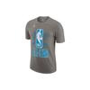 T Shirts Men's Gray Crew Neck Moderate Straight Fit DJ8350-088