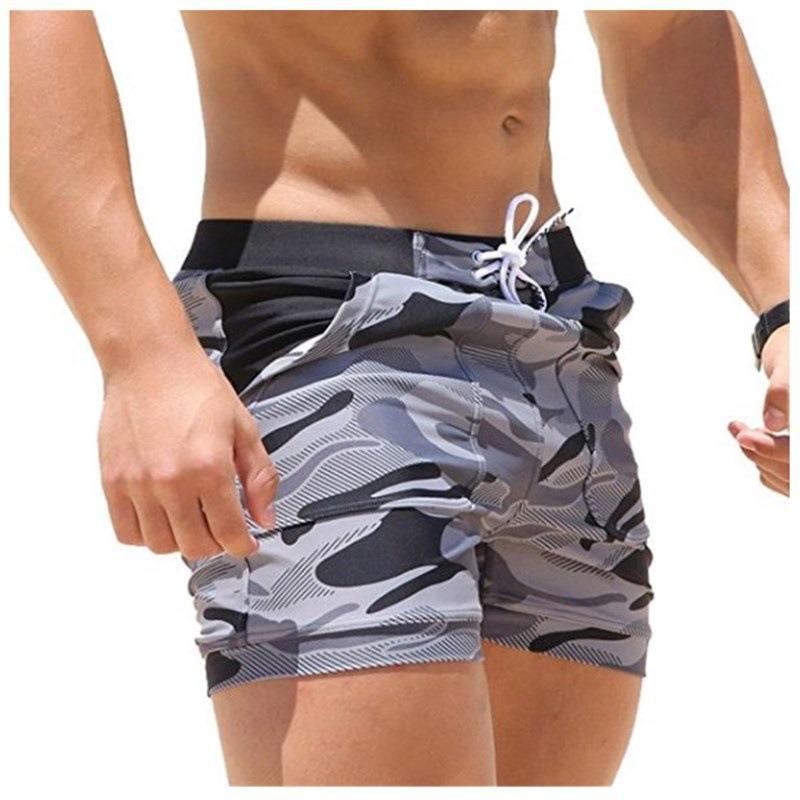 New men s beach shorts men s break fashion shorts S светло-серый