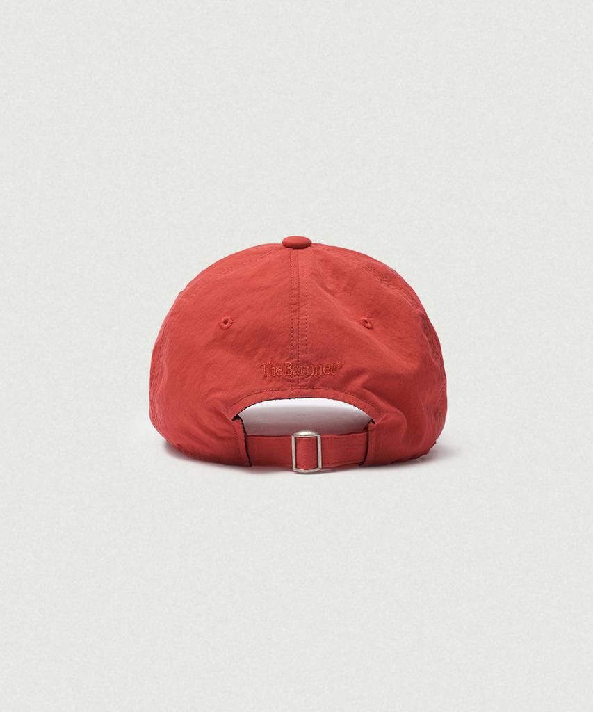 Deobanes Nylon Stitch Logo Ball Cap_Red