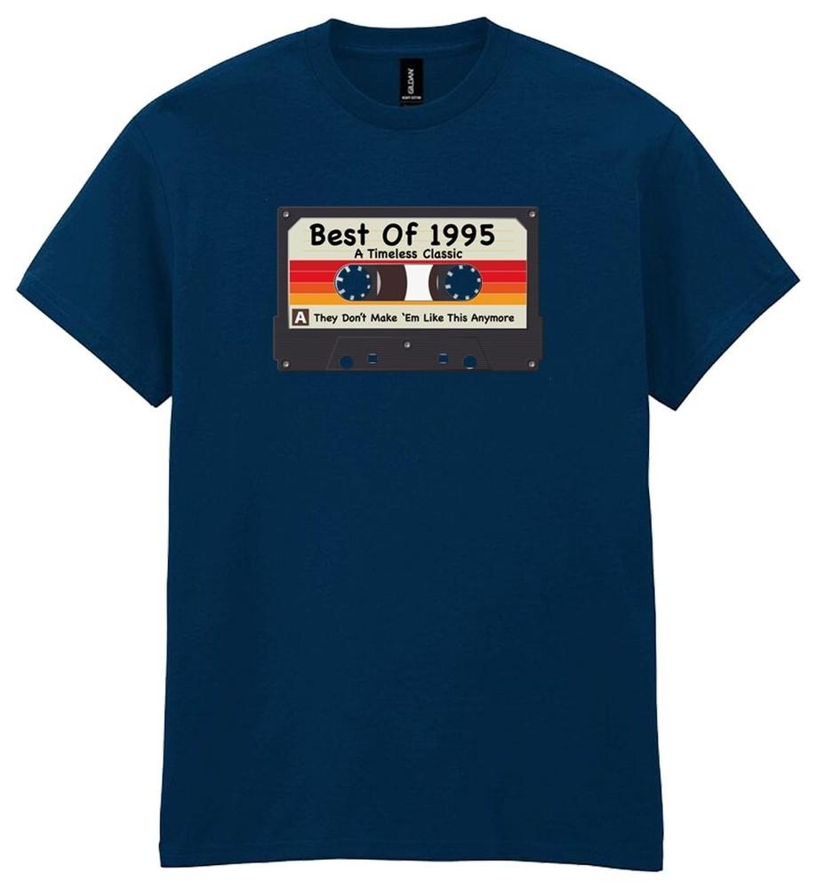 

Mens 30th Birthday T-Shirt Best Of 1995 Cassette Tape Music 30 Timeless Classic M