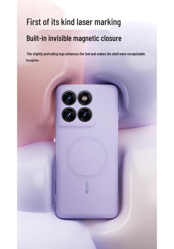 Magnetic Skin-Feel Silicone Case for MOTO G 5G/Play 2026