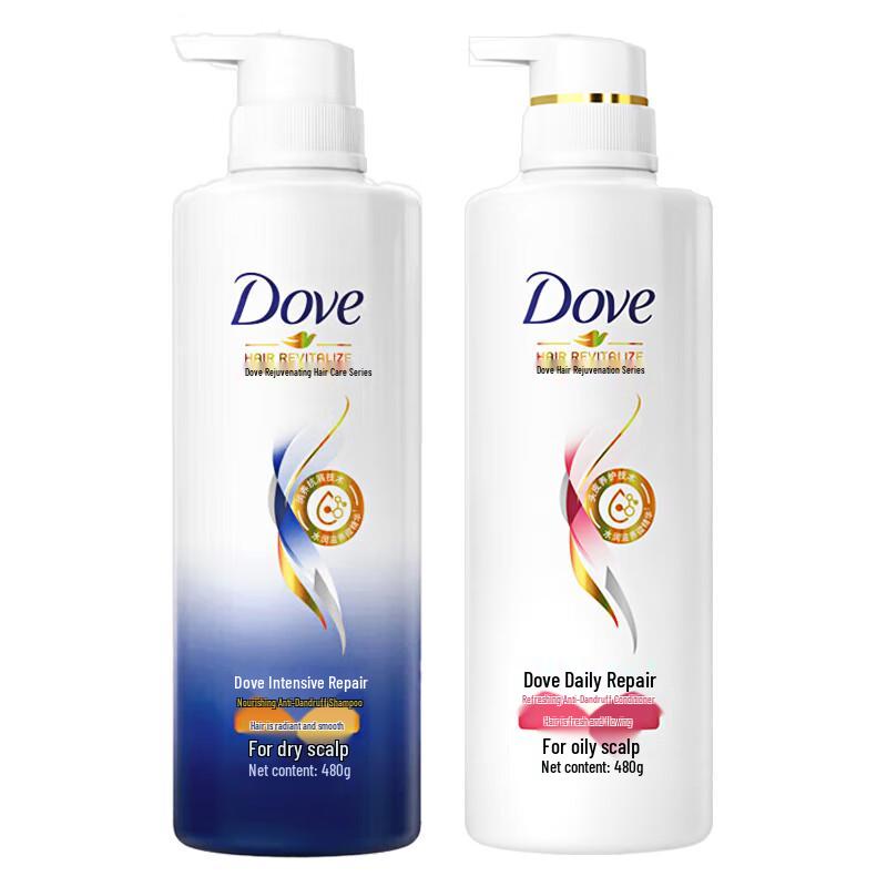 Dove Intensive Anti-Dandruff Shampoo & Daily Repair Serum Set