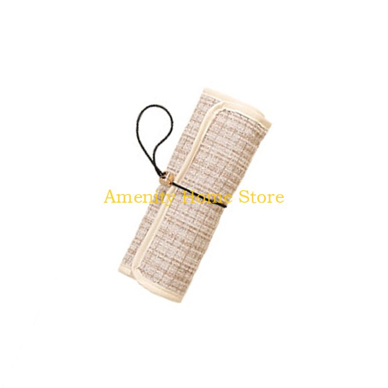 F26C Fashionable Jewelry Travel PVC Lined Compartments Waterproof Polyester Materials Storage Solution For Accessories