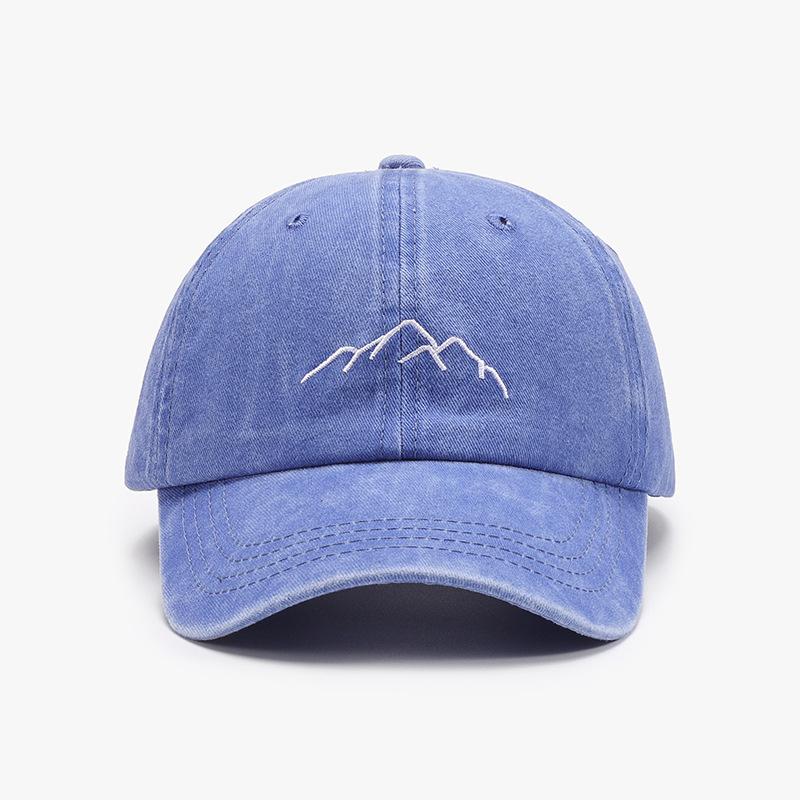 

Baseball Cap For Men Women Soft Washed Cotton Mountain Range Embroidery Dad Hats Fashion Outdoor Sports Golf Caps Dropshipping Adjustable