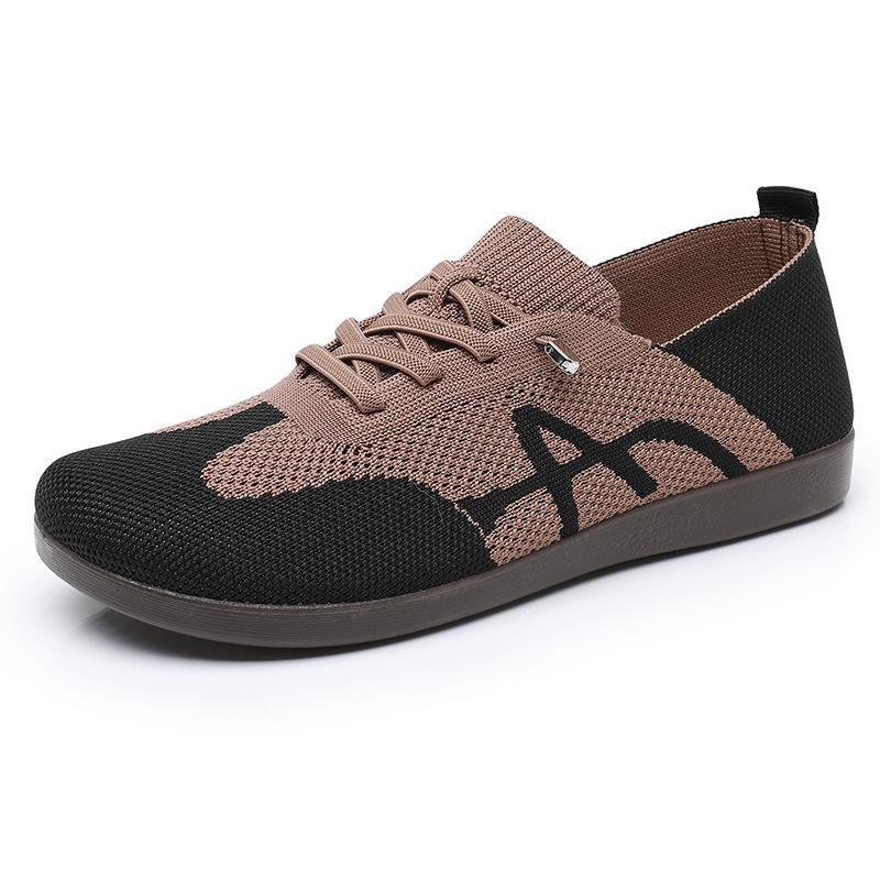 Shoes women's spring and autumn new retro German training shoes breathable one-pedal Forrest Gump shoes color matching lace-up versatile women's s