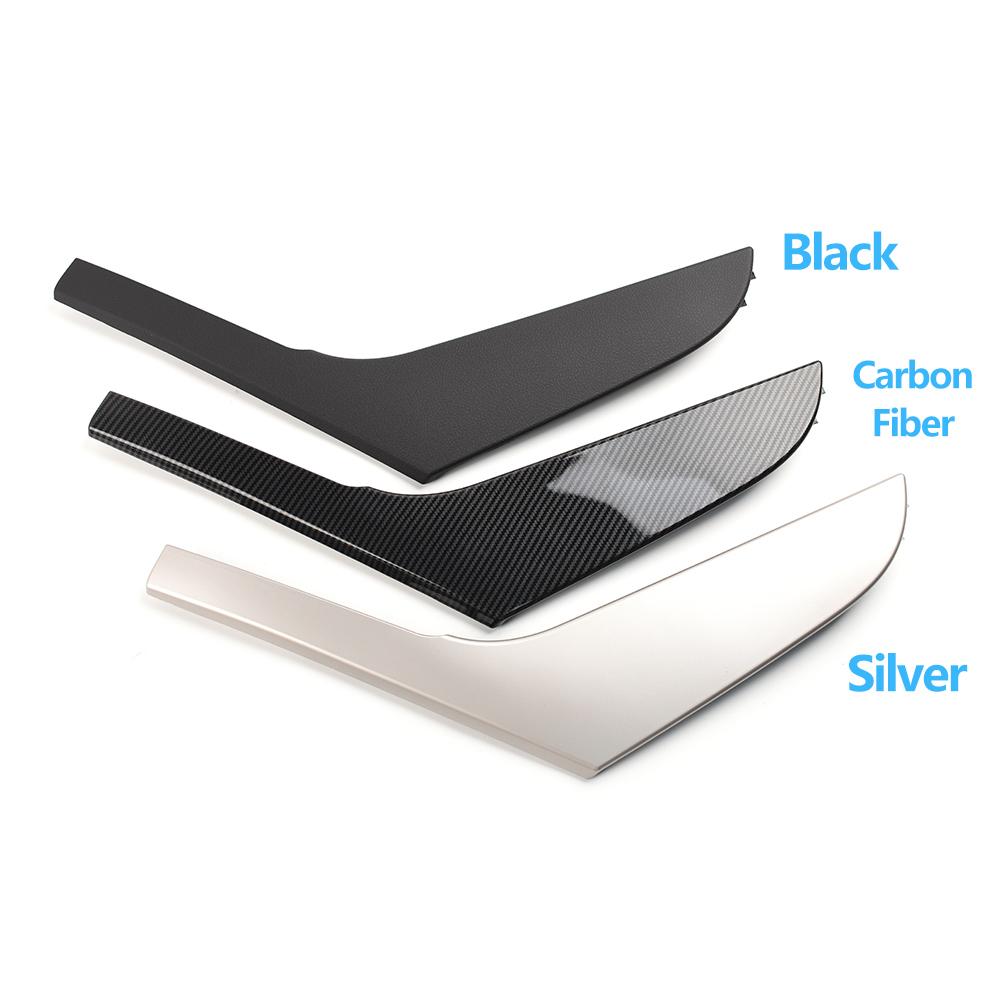 Black Car Interior Door Left Right Pull Handle Cover Trim For Volkswagen VW Golf 6 GTI MK6 2009 2010 2011 2012 2013