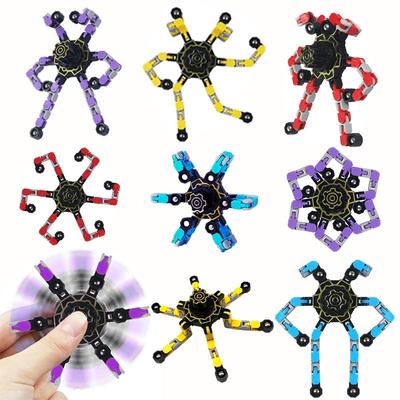 Brinquedo Quebra-Cabeça Giroscópio de Ponta de Dedo Transformável DIY