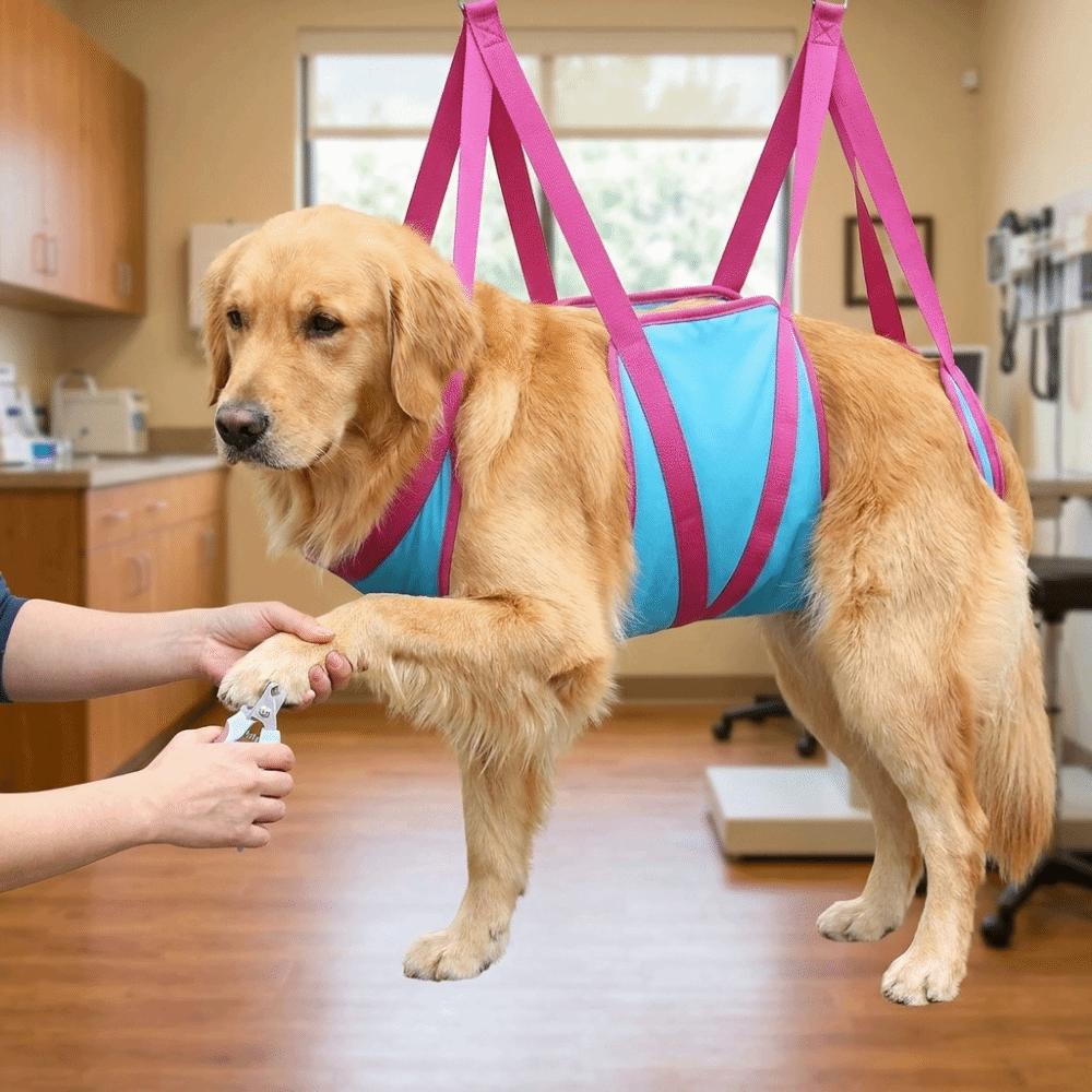 Hanging Pet Nail Trimming Hammock Breathable Dog Restraint Bag Bathing Assistance