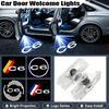 2PCS LED Car Door Welcome Lights for Citroen C6  2017 Auto Emblem Ghost Shadow Projector Atmosphere Lamp Accessories