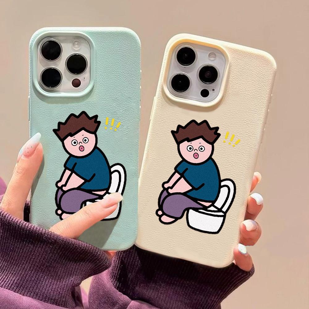 ტელეფონის ქეისი iPhone 11 13 16 Pro Max iPhone XR XS Max 14 15 Pro Max 12 13 Pro Max 16 Plus 13 Pro 14 Pro Cartoon Painted Macaron Colors
